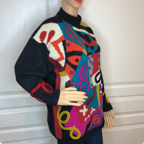 Kitty Hawk Vivian Wang Sweater Size M - Picture 3 of 14